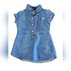 DKNY Blue Denim 6/9m Dress